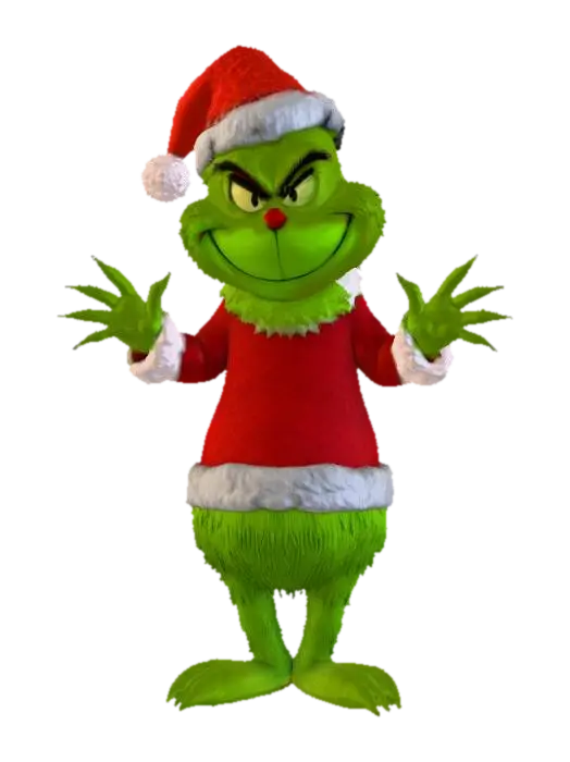 Modello 3D Grinch at Christmas Door, #Christmas2025#, generato dall’IA