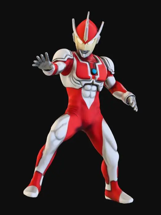 3D model for Cosmic Defender Ultraman Omega