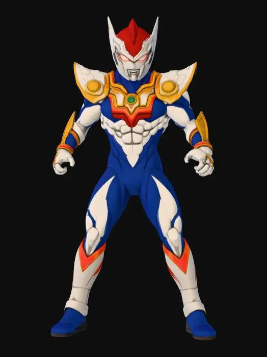 3D model for Galactic Guardian Ultraman Neptune