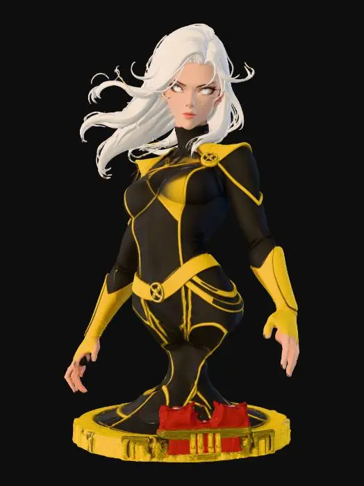 3D model for Xmen Storm Earth 745