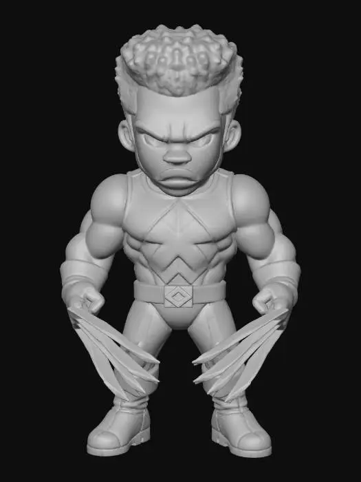 3D model for Afro Wolverine Earth 745