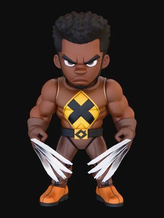 3D model for Afro Wolverine Earth 745