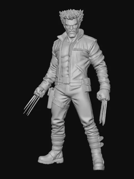 3D model for Afro Wolverine Earth 745