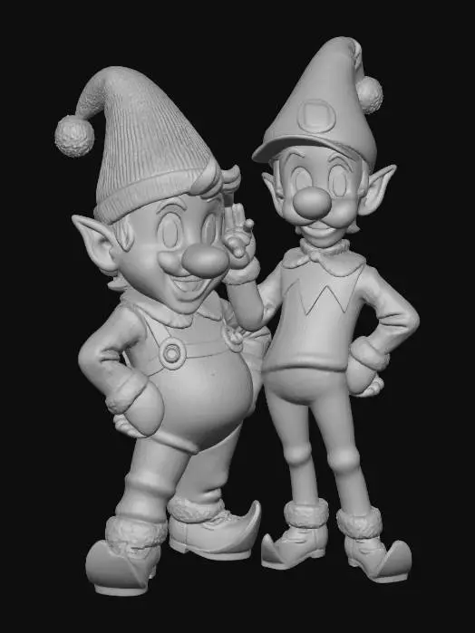 3D model for Mario & Luigi Elf Brothers Adventure, #Christmas2025#