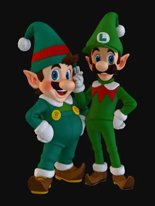 3D model for Mario & Luigi Elf Brothers Adventure, #Christmas2025#