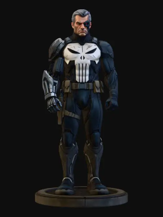 3D model for Punisher 2099