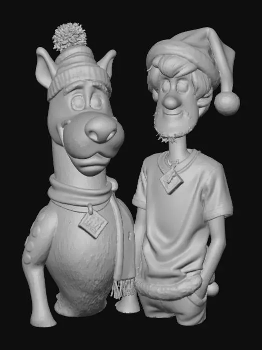 3D model for Meshy_AI_Scooby_Shaggy_Holiday_1218153348_generate