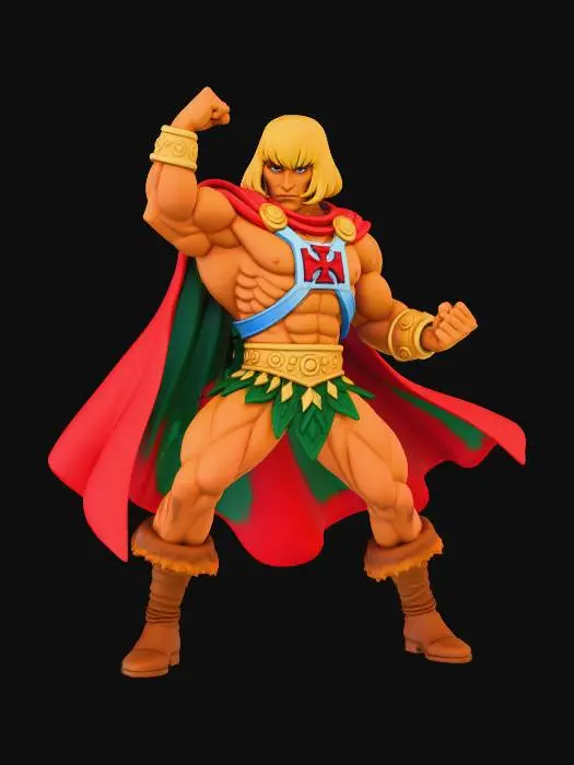 3D model for He-Man Holiday Heroic Stand , #Christmas2025#