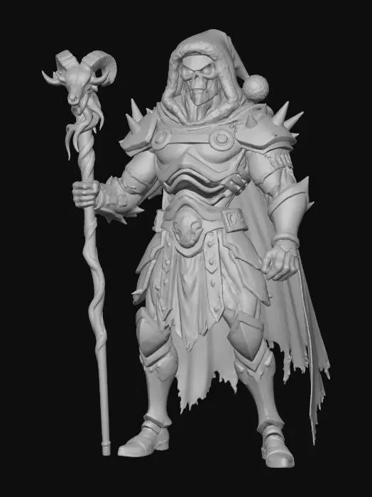 3D model for Holiday Skeletor , #Christmas2025#