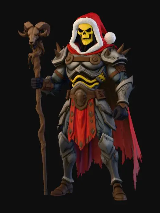 3D model for Holiday Skeletor , #Christmas2025#