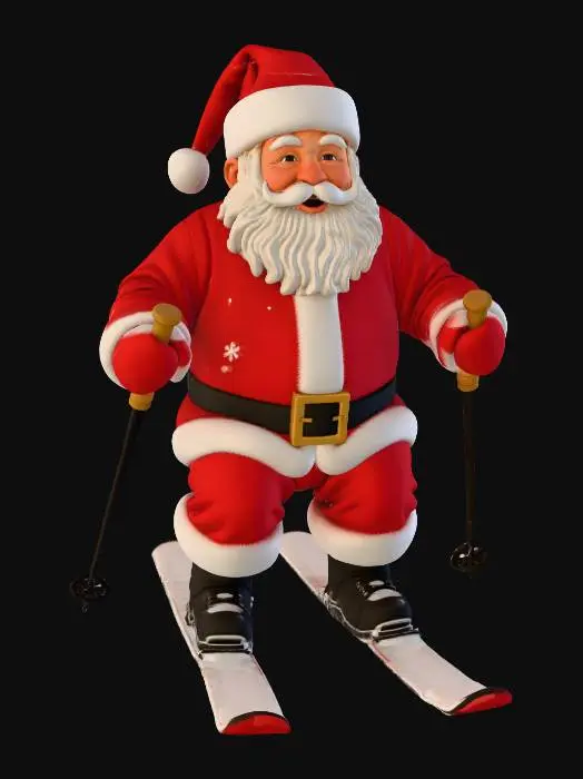3D model for Santa's Snowy Adventure, #Christmas2025#