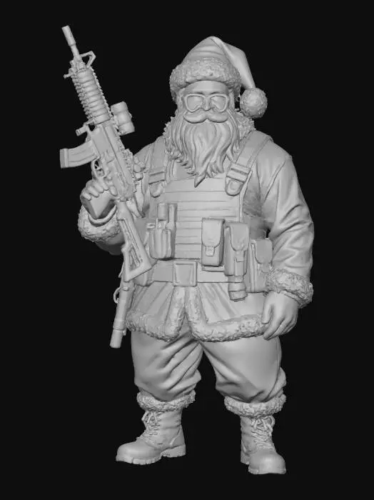 3D model for Tactical Claus, #Christmas2025#