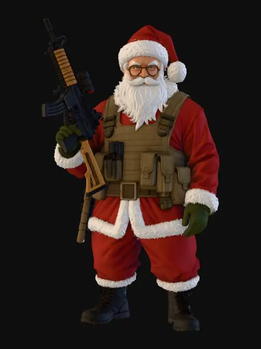 3D model for Tactical Claus, #Christmas2025#