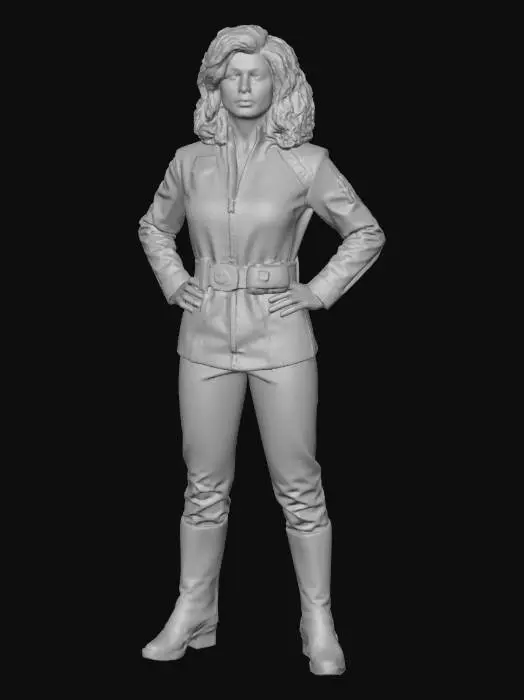 3D model for Sci-Fi Visitor Commander Diana