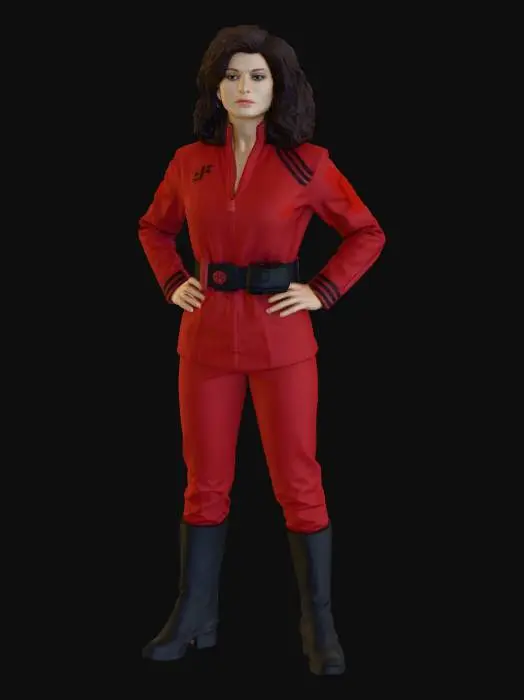 3D model for Sci-Fi Visitor Commander Diana