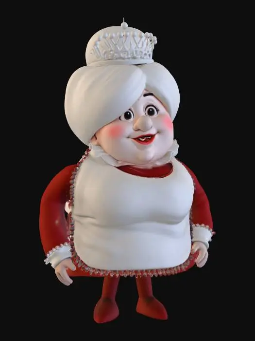3D model for Elf Majesty Tanta Kringle, #Christmas2025#