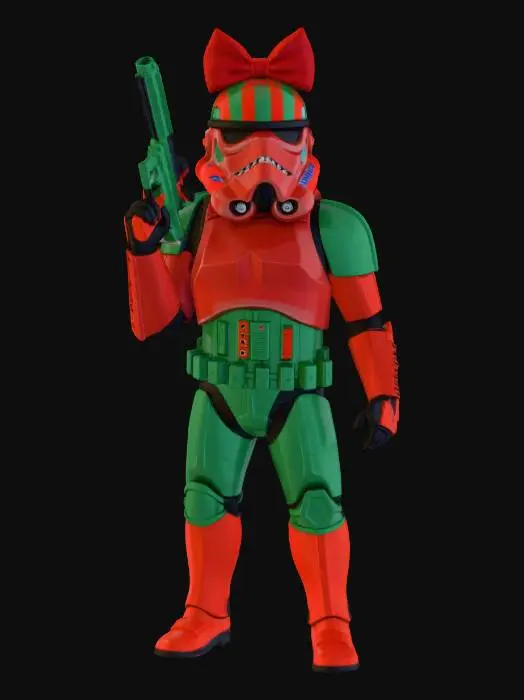 3D model for Festive Trooper, #Christmas2025#
