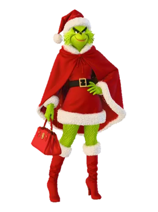 Modello 3D Holiday Style Grinch, #Christmas2025#, generato dall’IA