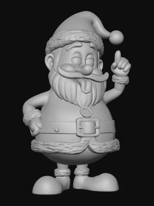 3D model for Santa's Quirky Gesture, #Christmas2025#