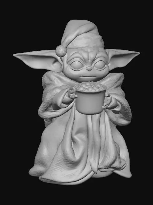 3D model for Grogu Winter Wonderland, #Christmas2025#