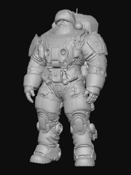 3D model for Santa Mecha Mode