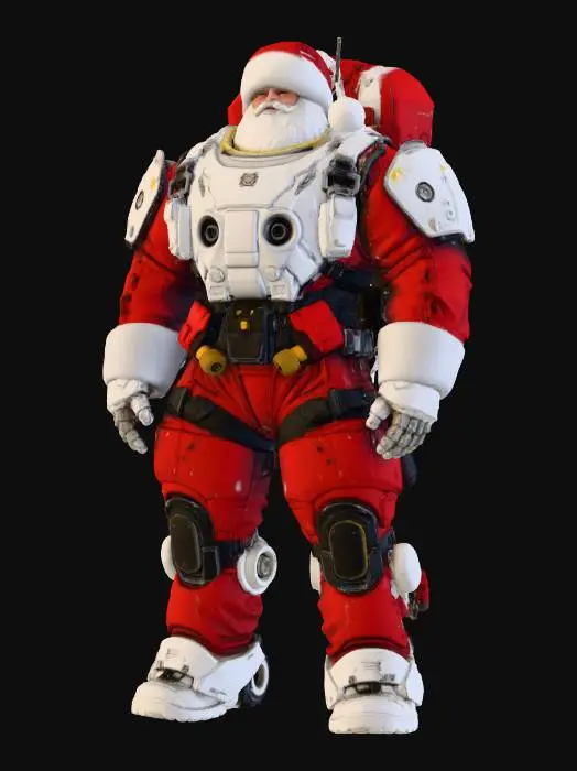 3D model for Santa Mecha Mode