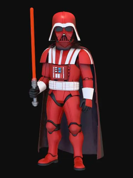 3D model for Xmas Vader, #Christmas2025#