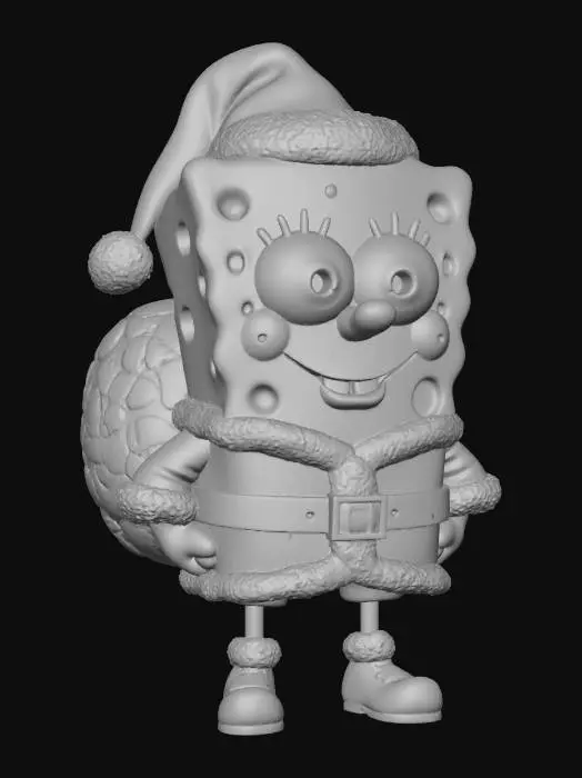 3D model for Christmas Sponge., #Christmas2025#