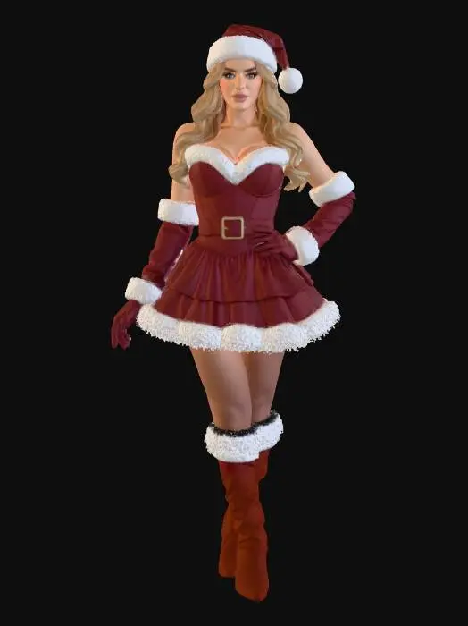 3D model for Christmas Glamour