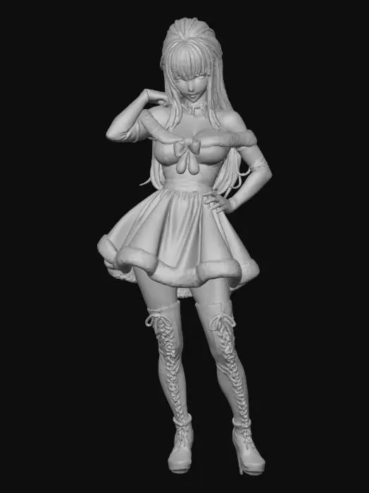 3D model for Gothic Winter Elegance