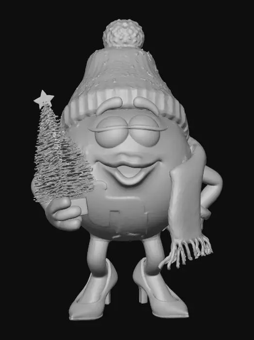 3D model for Festive Green Delight, #Christmas2025#