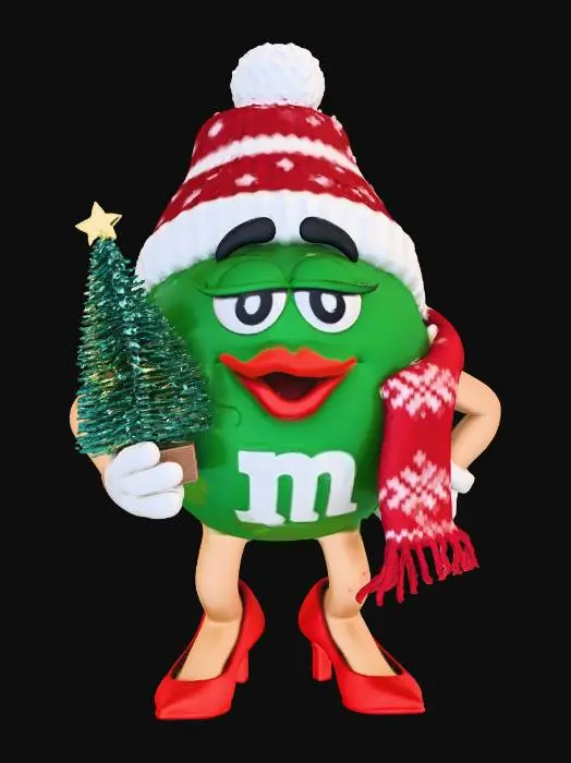 3D model for Festive Green Delight, #Christmas2025#