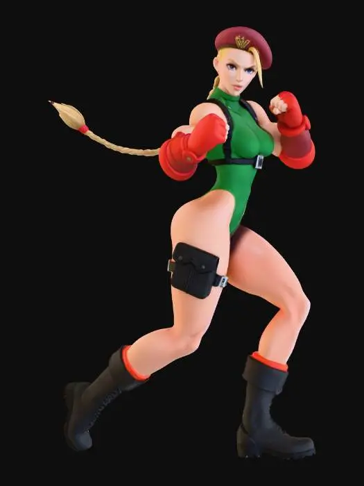 3D model for Cammy Fighter Spirit