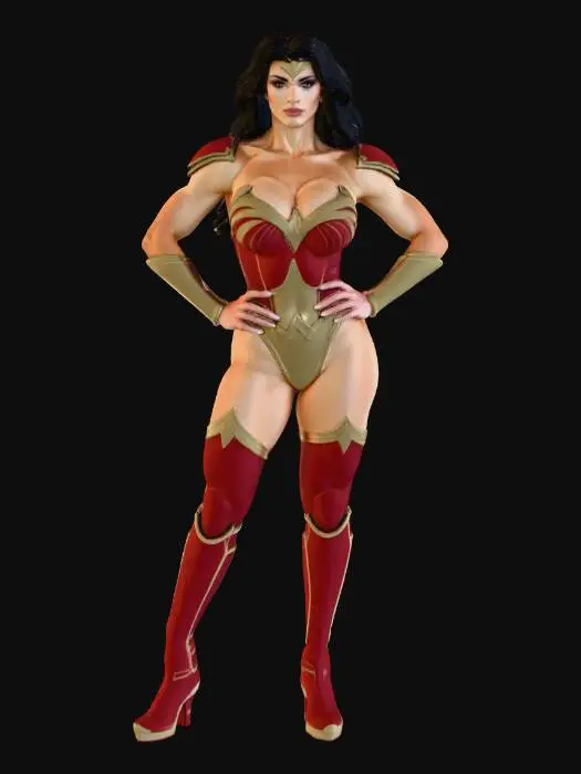 3D model for Red_Wonder_Heroic