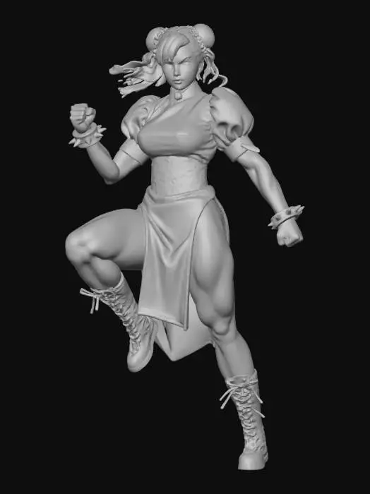 3D model for Chun Li Streetfighter
