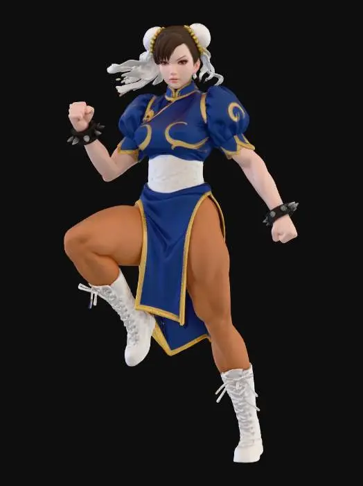 3D model for Chun Li Streetfighter