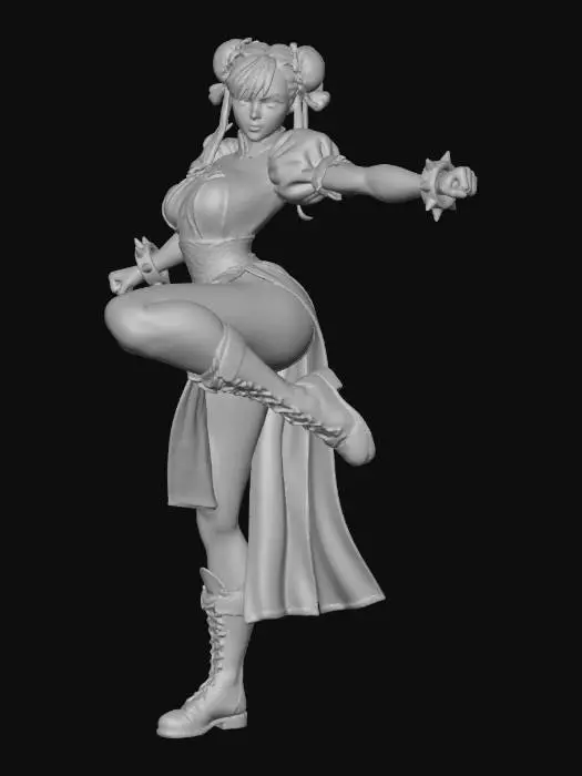 3D model for Chun Li SFA