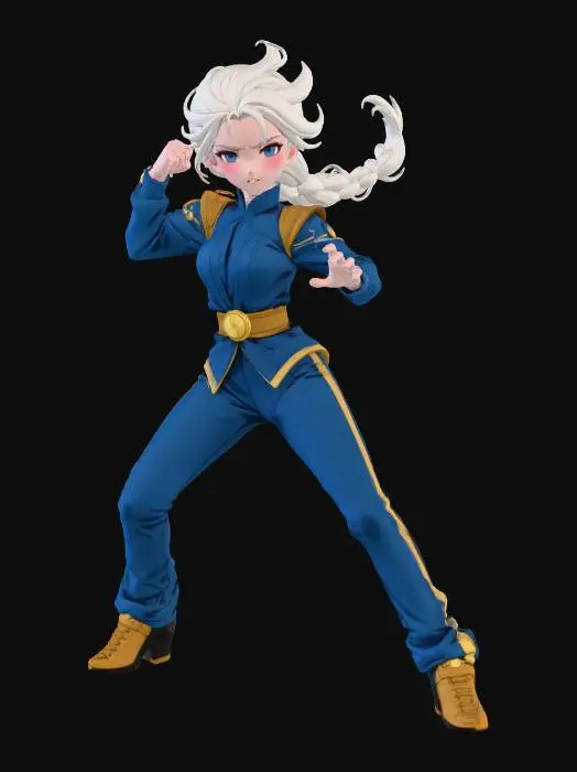 3D model for Elsa Streetfighting Warrior Spirit