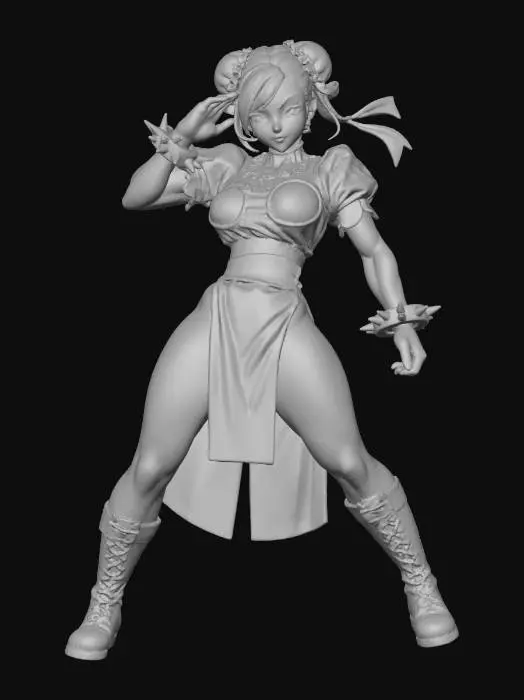 3D model for Martial Mastery Chun Li