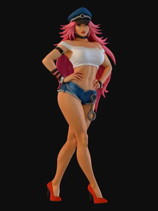 3D model for Street Fighter Femme Fatale