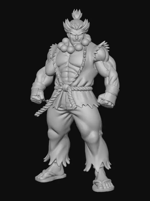 3D model for Akuma Warrior Stance