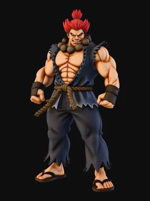 3D model for Akuma Warrior Stance