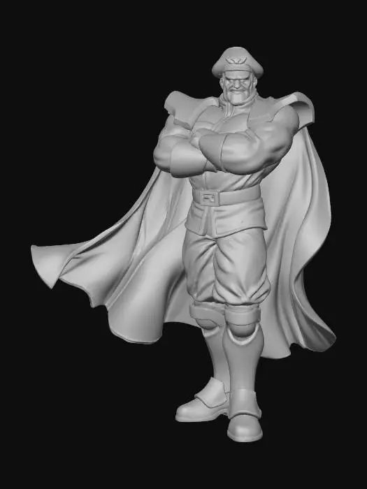 3D model for Commander in Red