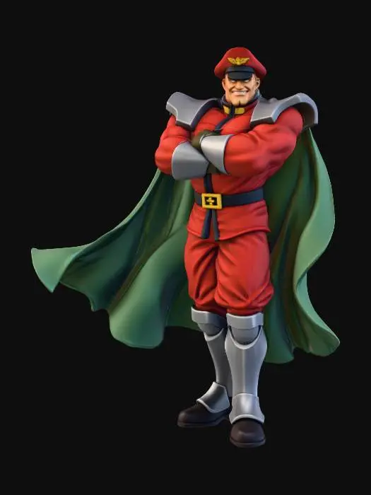 3D model for Commander in Red