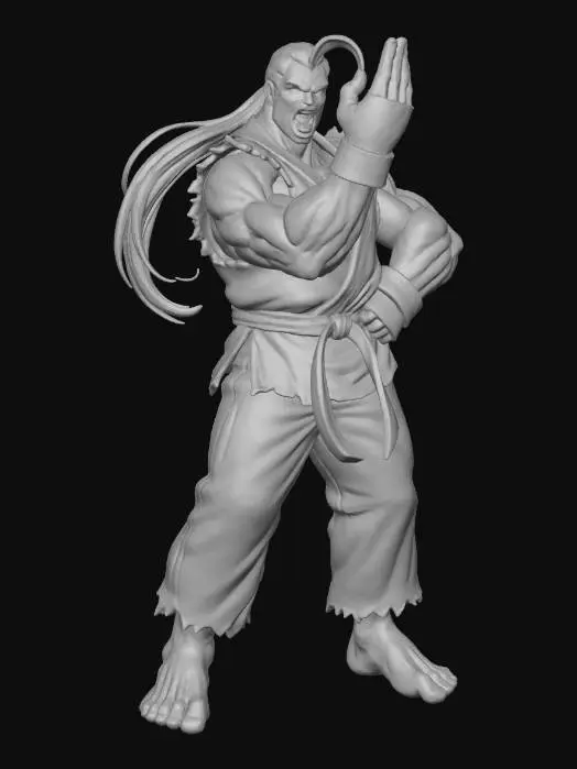 3D model for Dan Martial Arts Stance