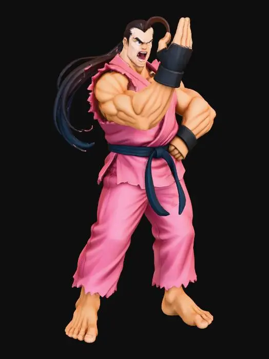 3D model for Dan Martial Arts Stance