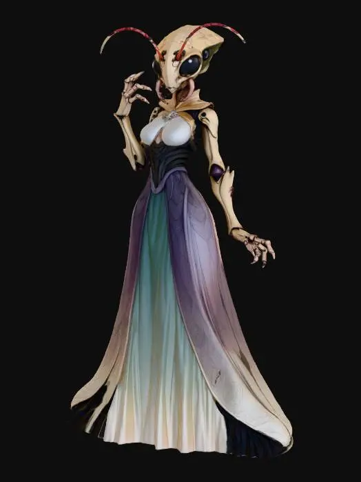 3D model for Insect Queen