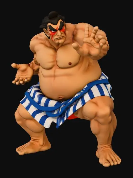 3D model for Sumo Warrior