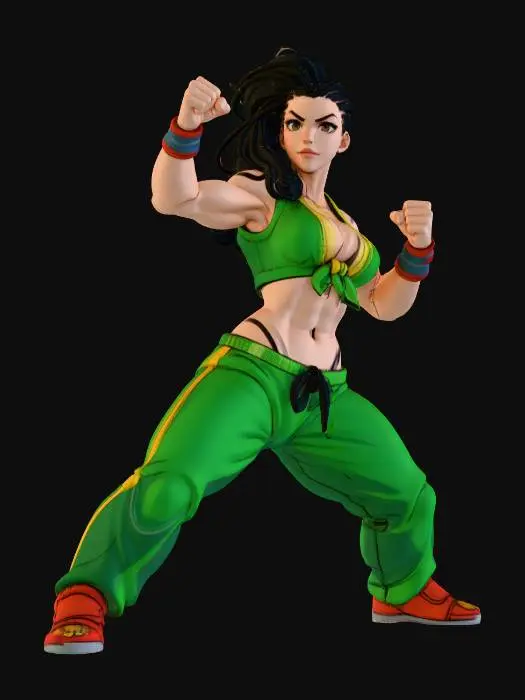 3D model for Laura Matsuda SF6