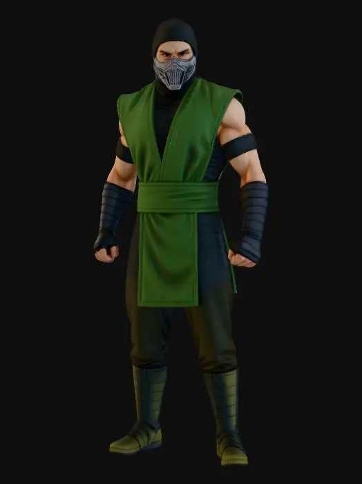 3D model for Reptile Ninja Warrior